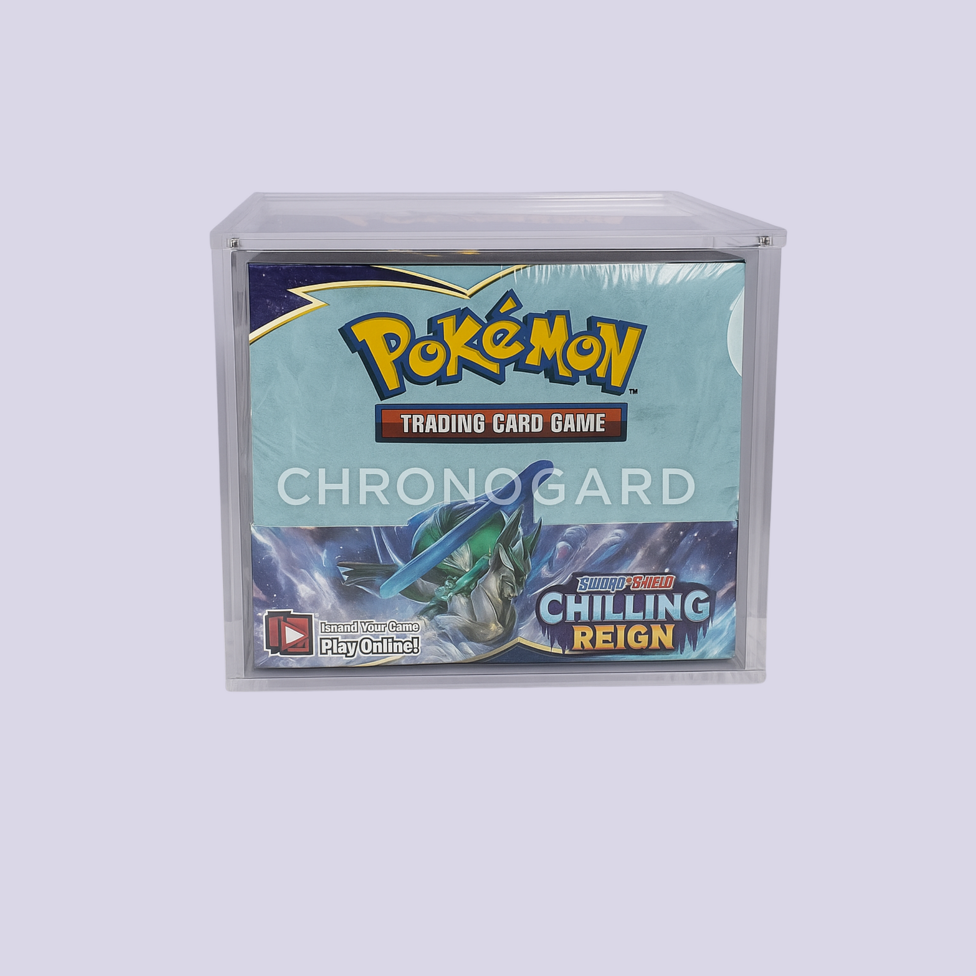 Chronogard Pokemon Acrylic Display Booster Box with UV Protection